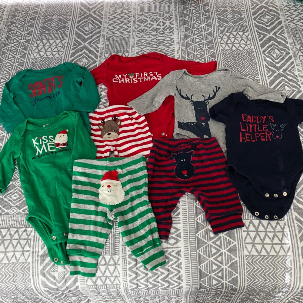 Holiday Baby Boy Onesies